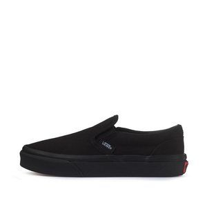 Vans Boys' Classic Slip-On (Tod/Yth) - Black/Black - 13 Youth